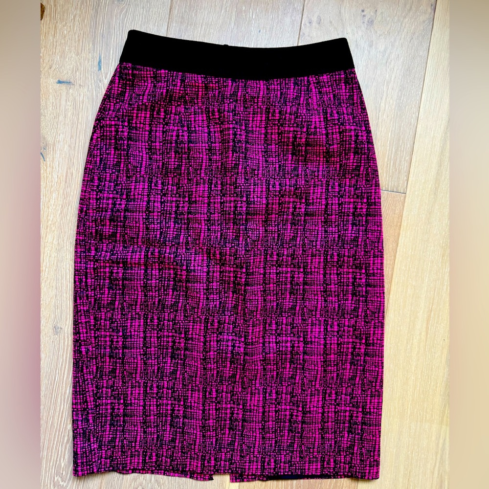 Halogen Vibrant Pink Knee Length Skirt Size 0
